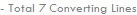 - Automatic Convert Lines